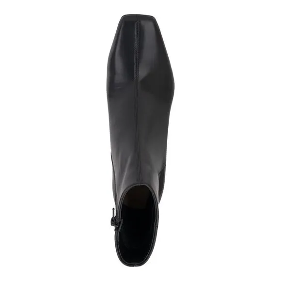 INC Womens Black Flexible Lightweight Odelya Square Toe Block Heel Boots 10.5 M