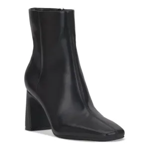 INC Womens Black Flexible Lightweight Odelya Square Toe Block Heel Boots 10.5 M