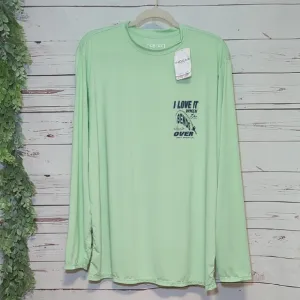 INGEAR Men's Rash Guard UPF 50  UV Fishing Shirt Lightweight Quick Dry XL Mint