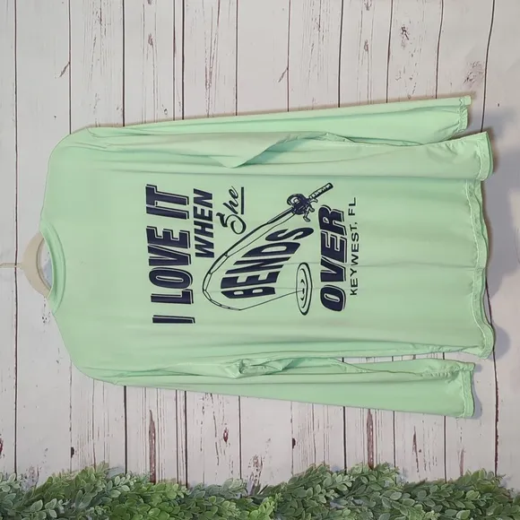 INGEAR Men's Rash Guard UPF 50  UV Fishing Shirt Lightweight Quick Dry XL Mint