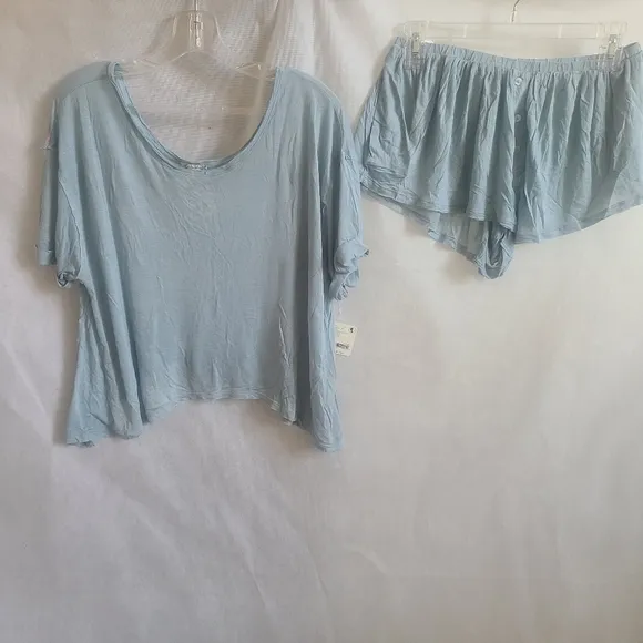 Intimately by Free People Have To Have It 2Piece Short Pajamas Sz XS