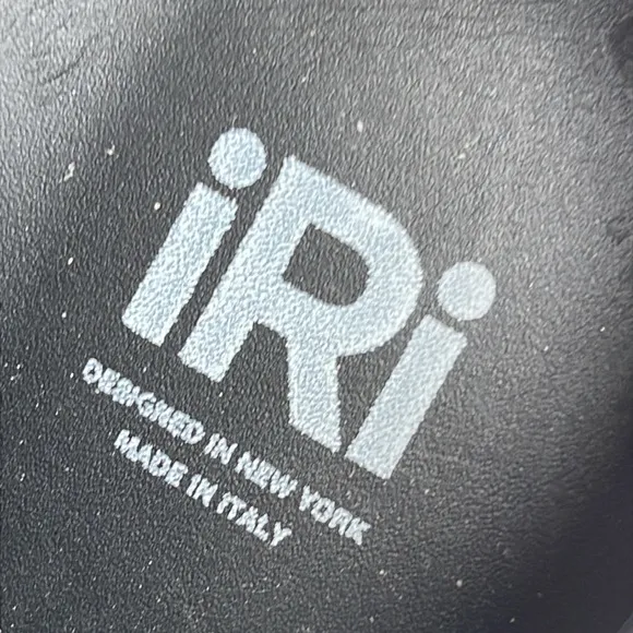 iRi Wes Black Slip-On platform Shoes