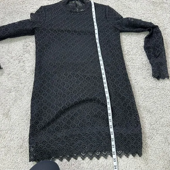 Iro Kara Black Eyelet Lace Dress