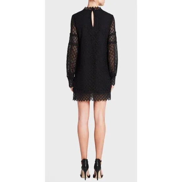 Iro Kara Black Eyelet Lace Dress