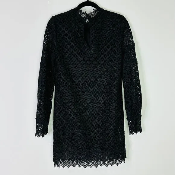 Iro Kara Black Eyelet Lace Dress