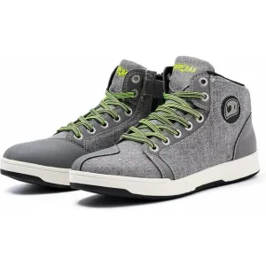 IRON JIA'S Men's Breathable Protective Motorcycle Shoes - Grey Size 10 (1346)