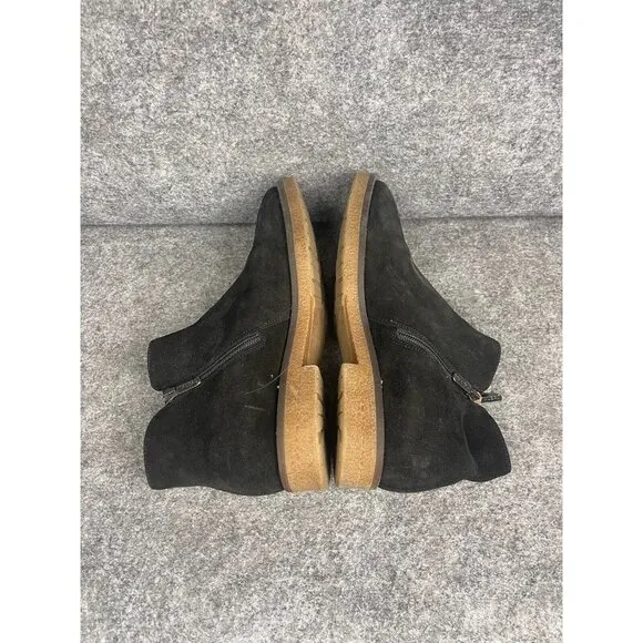 ITALEAU Foliana Ankle Booties Women's EU 40 Black Suede Waterproof Boots