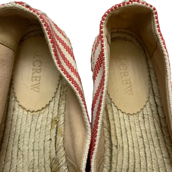 J. Crew Raffia Parrot Palm Espadrilles