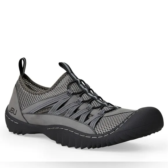 JBU Men's Topsail Water Shoes, Grey, Size 8M