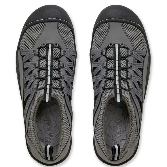 JBU Men's Topsail Water Shoes, Grey, Size 8M