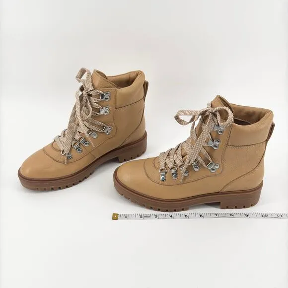 J.Crew Women’s Lightweight Leather Nordic Boots Size 7M - Good Condition