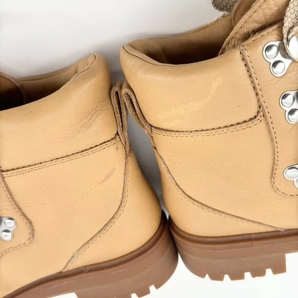 J.Crew Women’s Lightweight Leather Nordic Boots Size 7M - Good Condition