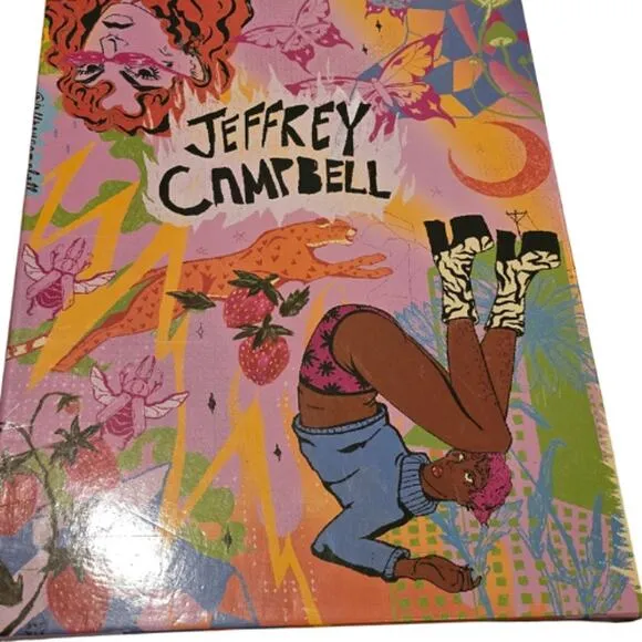 Jeffery Campbell Stockings Boots in Black EUC Size 7