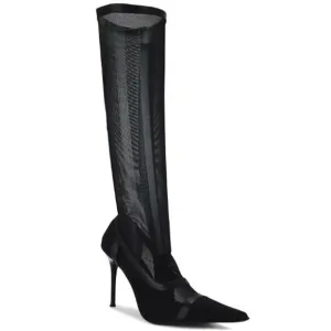 Jeffery Campbell Stockings Boots in Black EUC Size 7