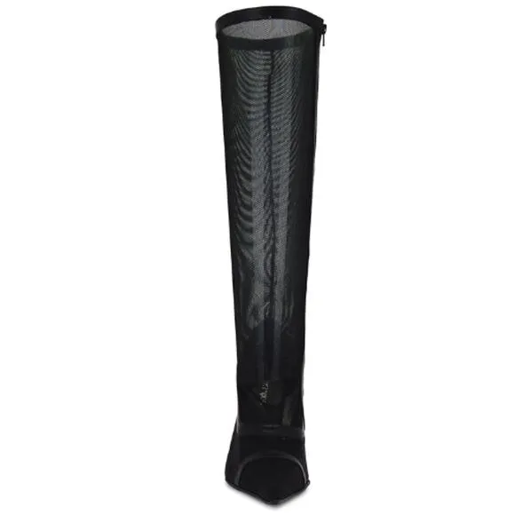 Jeffery Campbell Stockings Boots in Black EUC Size 7