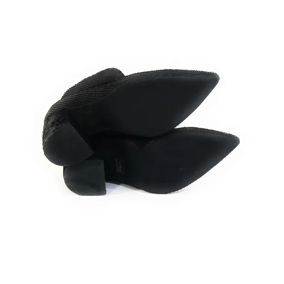 Jeffrey Campbell 'Total' Ankle Boots in Black Scale Womens Size 7