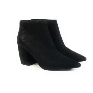 Jeffrey Campbell 'Total' Ankle Boots in Black Scale Womens Size 7