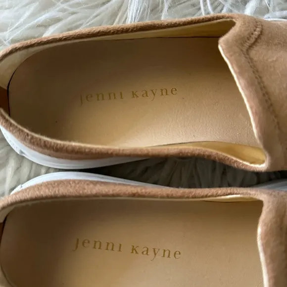 Jenni Kayne‎ tan slip on mules sneakers flats casual shoes size 39