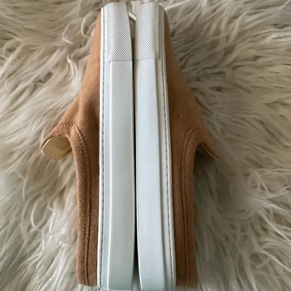 Jenni Kayne‎ tan slip on mules sneakers flats casual shoes size 39