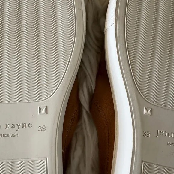 Jenni Kayne‎ tan slip on mules sneakers flats casual shoes size 39