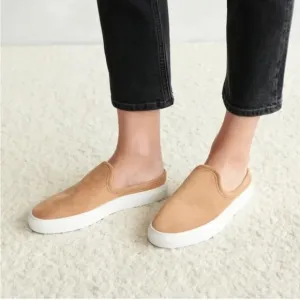 Jenni Kayne‎ tan slip on mules sneakers flats casual shoes size 39