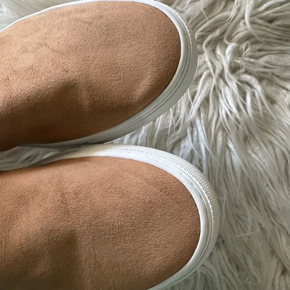 Jenni Kayne‎ tan slip on mules sneakers flats casual shoes size 39