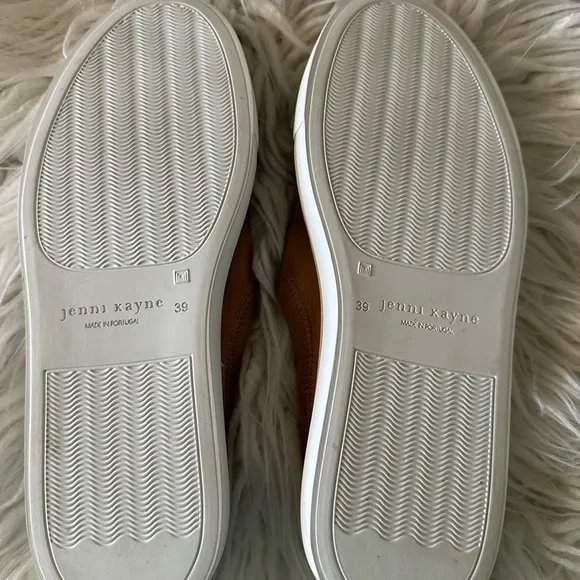 Jenni Kayne‎ tan slip on mules sneakers flats casual shoes size 39