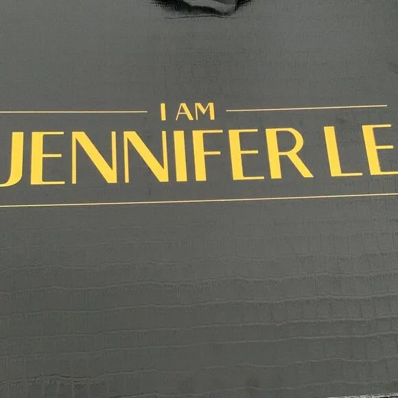 Jennifer Le Empty Replacement Shoe Boot Gift Storage Box Tissue Black Large XL
