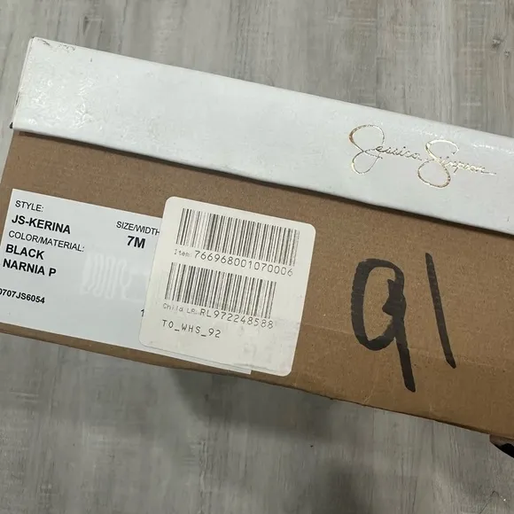 Jessica Simpson Kerina Black Fashion Combat Boots Size 7M