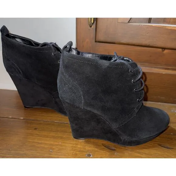 Jessica Simpson Mesila Wedge Ankle Boot -7 Black