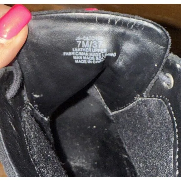 Jessica Simpson Mesila Wedge Ankle Boot -7 Black
