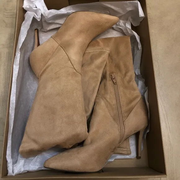 Jessica Simpson Womens Abrine Over-the-Knee Boots Brown Size: 8 M