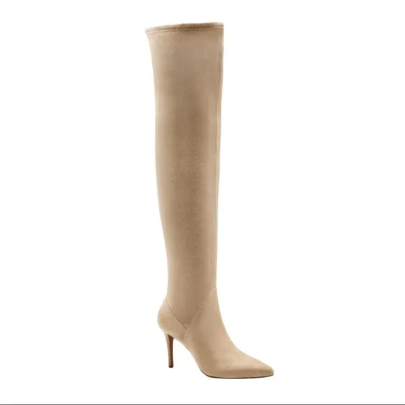 Jessica Simpson Womens Abrine Over-the-Knee Boots Brown Size: 8 M
