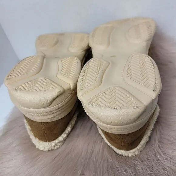 Jessica Simpson Women's Sporta2 Fur Chunky  Sneaker Shoes Size 8
