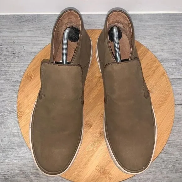 John Varvatos Men’s Size 10M Remy A616B Brown Reed Low Top Slip On Shoes Sneaker