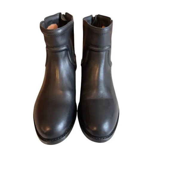 Johnston &amp; Murphy Darby Calfskin Leather Ankle Boots Black 7