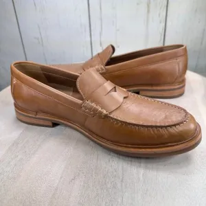 Johnston &amp; Murphy Mens Loafers Size 10.5 Brown Slip On Tru Foam Slip On Shoe New
