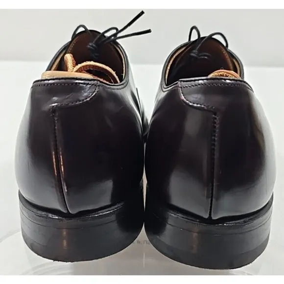 Johnston &amp; Murphy Optima Comfort Brown Leather Cap Toe Oxford Shoes Size 9 D/B