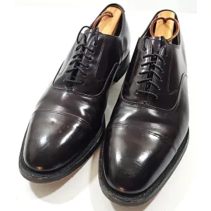 Johnston &amp; Murphy Optima Comfort Brown Leather Cap Toe Oxford Shoes Size 9 D/B