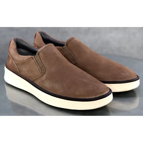 Johnston &amp; Murphy XC4 Foust Men's Slip On Loafers Shoes Size 8.5 Leather Brown