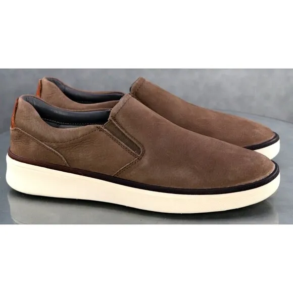 Johnston &amp; Murphy XC4 Foust Men's Slip On Loafers Shoes Size 8.5 Leather Brown