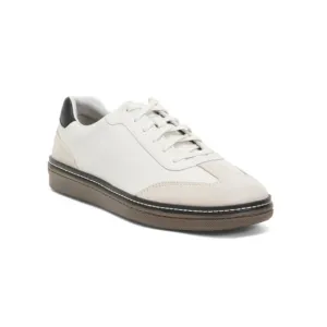 JOHNSTON AND MURPHY White Men's Leather Mcguffey T Toe Casual Sport Shoes