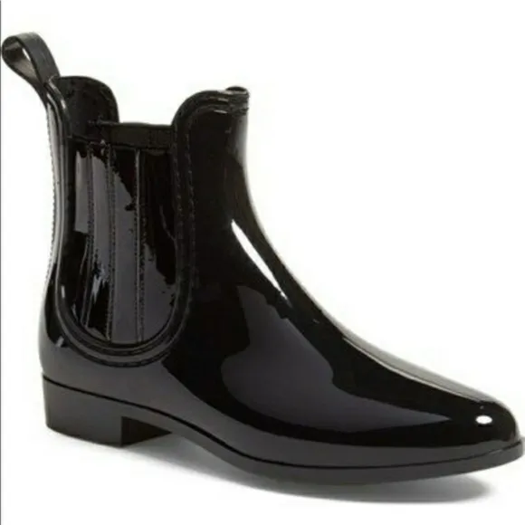 Joie Kada Waterproof Rain Boots Ankle Black Bootie