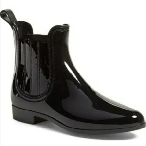 Joie Kada Waterproof Rain Boots Ankle Black Bootie