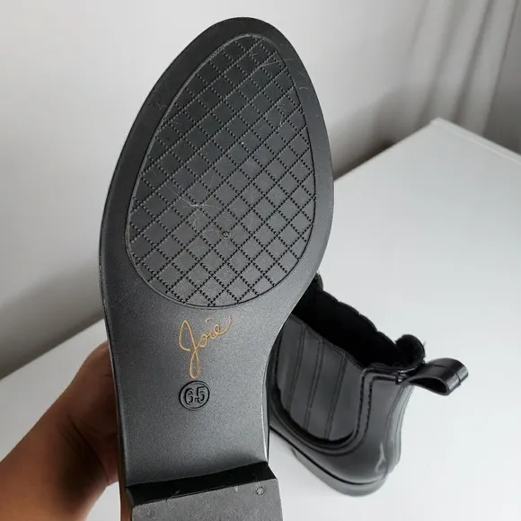 Joie Kada Waterproof Rain Boots Ankle Black Bootie