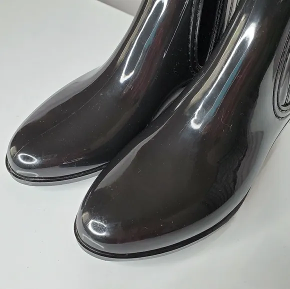Joie Kada Waterproof Rain Boots Ankle Black Bootie