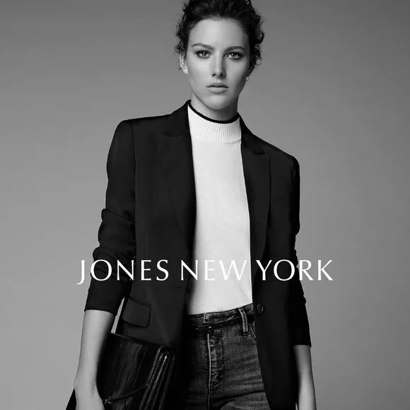 JONES NY SIGNATURE PURE COTTON BLACK FLORAL CARDIGAN SWEATER