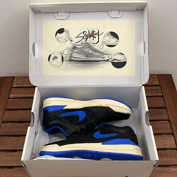 Jordan Stadium 90 Black Royal US Women Size 6/UK 3.5/EU 36.5(FB2269-041)MSRP$140