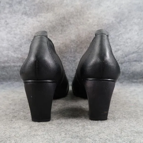 Josef Seibel Shoes Womens 41 Bootie Slip On Fashion Leather Block Heel Comfort