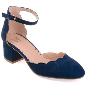 Journee Collection Women's Edna Ankle Strap Heels Shoes size 10 NEW